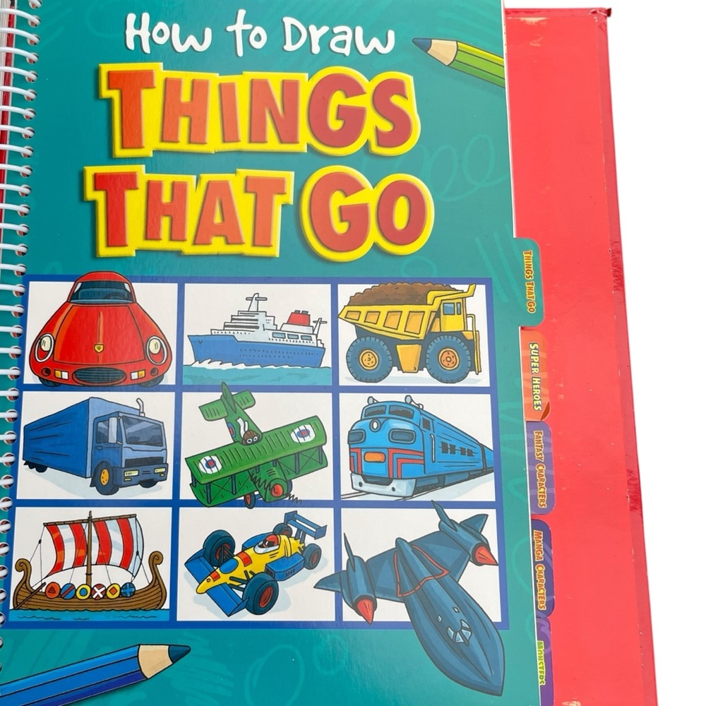 Top That Kids 501 Things to Draw Easy Step By Step Instructions Hardcover Coil - Picture 8 of 12